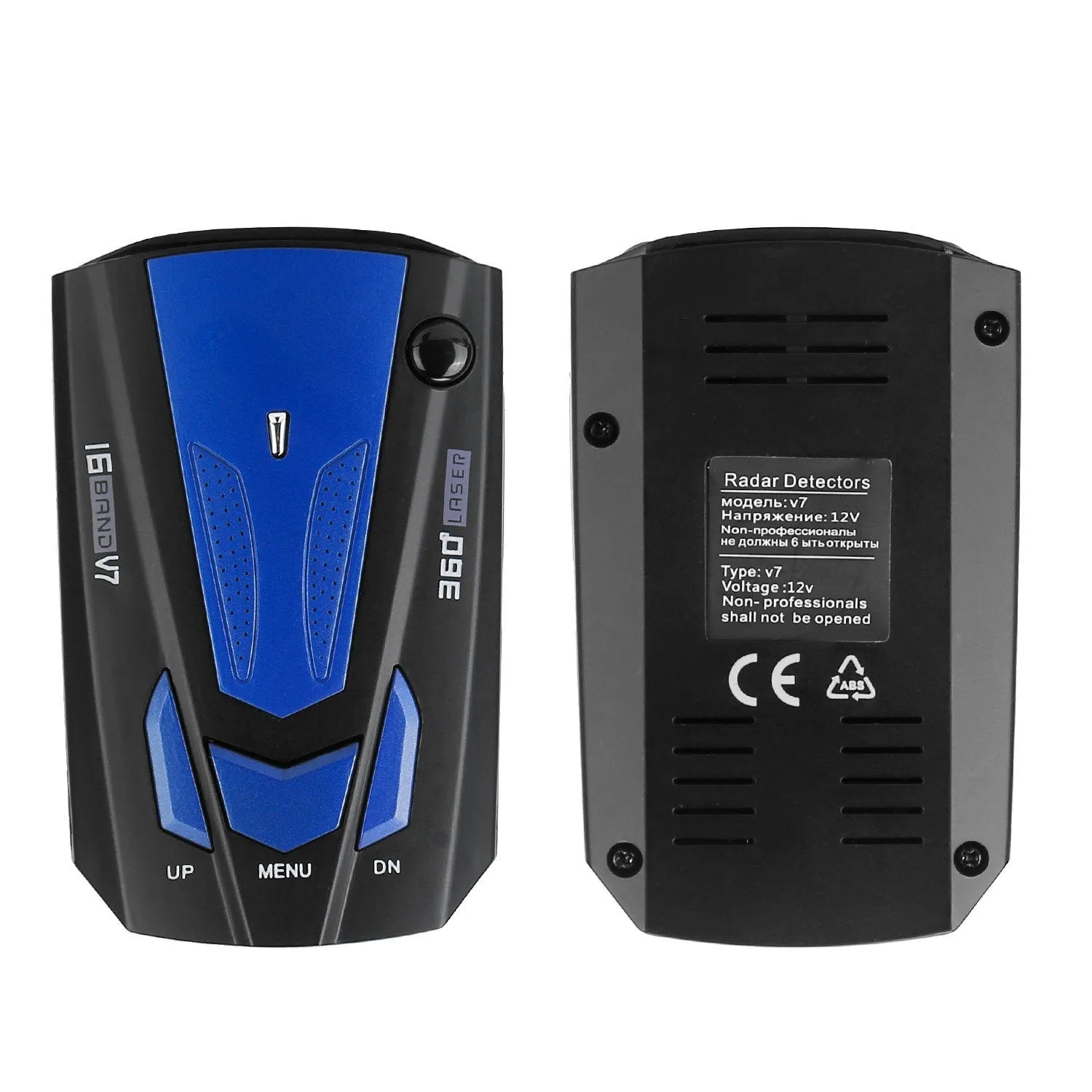 16 Band V7 Speed Safety Voice Alert Car Radar Detector