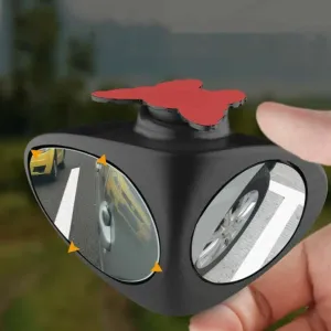 2 in 1 Car Blind Spot Mirror Wide Angle 360 Rotation Adjustable Convex