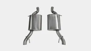 2014 Cadillac CTS-V Sport Axle-Back Exhaust Dual Rear Polished Outlet by Corsa (14325)