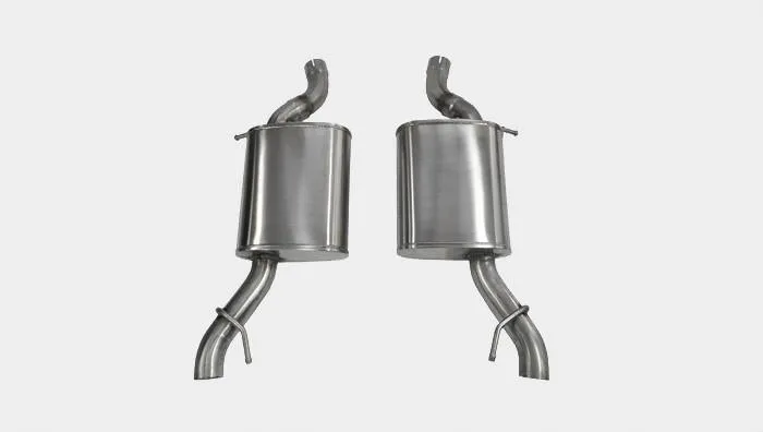 2014 Cadillac CTS-V Sport Axle-Back Exhaust Dual Rear Polished Outlet by Corsa (14325)