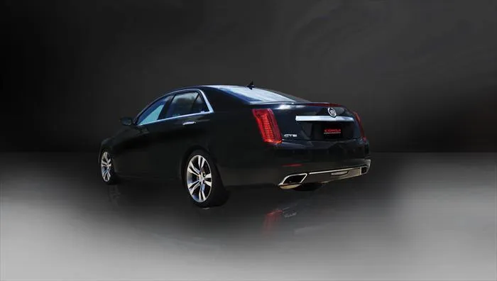 2014 Cadillac CTS-V Sport Axle-Back Exhaust Dual Rear Polished Outlet by Corsa (14325)
