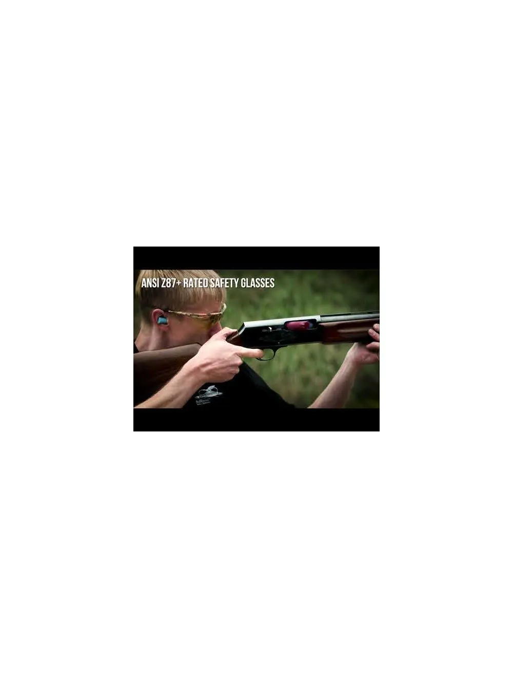 Acero® Smoke Lens, Gunmetal Frame Safety Glasses - BH24213