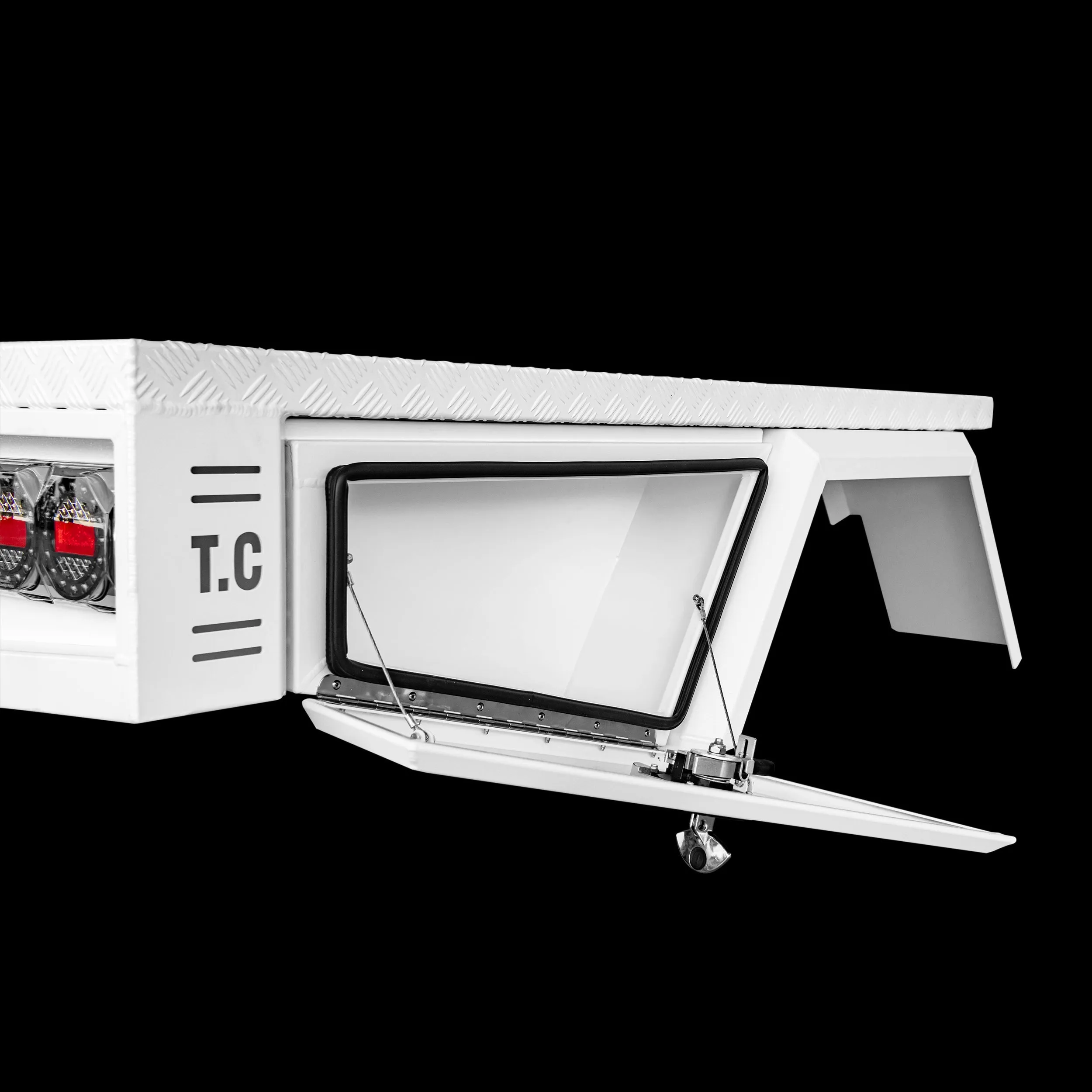 Aluminium Tray 1800mm No Headboard - White