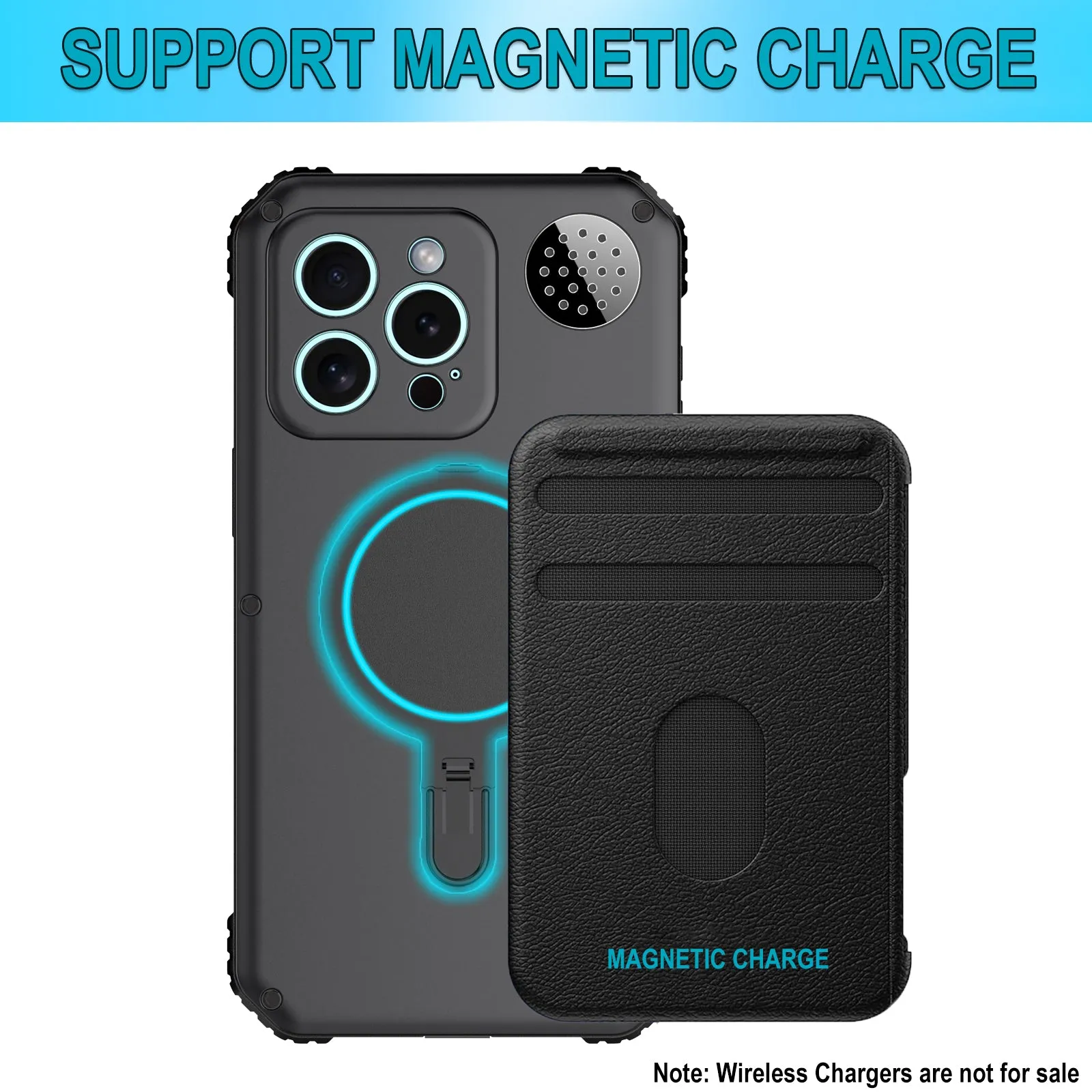 Armor King MagSafe Aromatherapy Kickstand Military Heavy Duty Metal Case