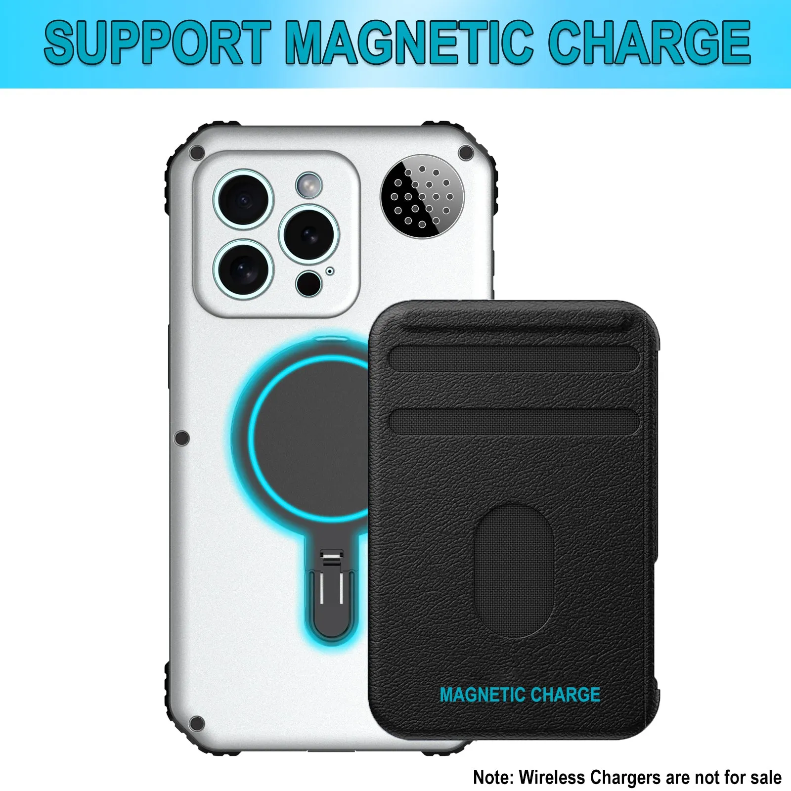 Armor King MagSafe Aromatherapy Kickstand Military Heavy Duty Metal Case