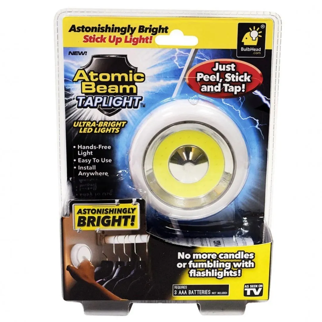 Atomic Beam Tap Lights: Effortless Lighting Solutions (3-Pack)