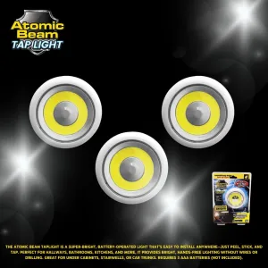 Atomic Beam Tap Lights: Effortless Lighting Solutions (3-Pack)