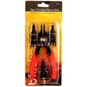 Blackspur 5pc Circlip Pliers Set (160mm / 6.3’ Approx)