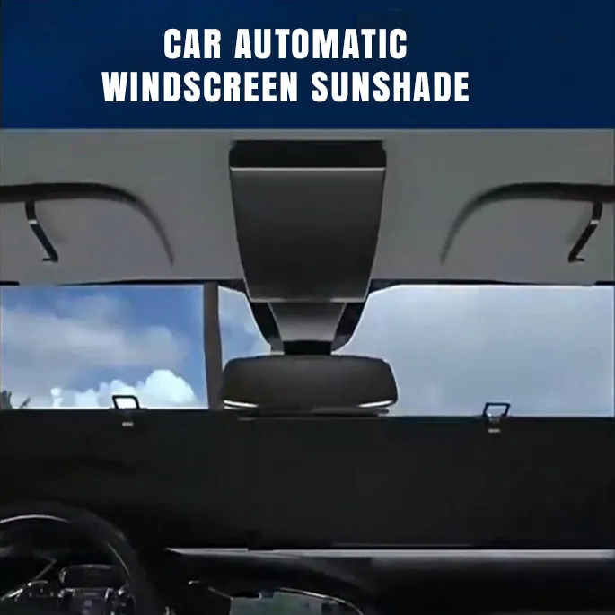 Car Automatic Windscreen Sunshade - UV Protection | Easy to Use | Rejects Sunlight | Flexible & Foldable | High Endurance to Heat