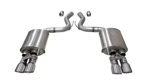 Corsa 18- Mustang 5.0L Axle Back Exhaust