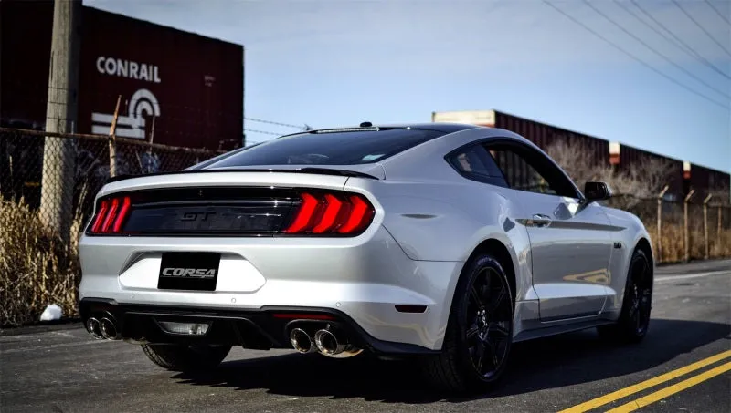 Corsa 18- Mustang 5.0L Cat Back Exhaust