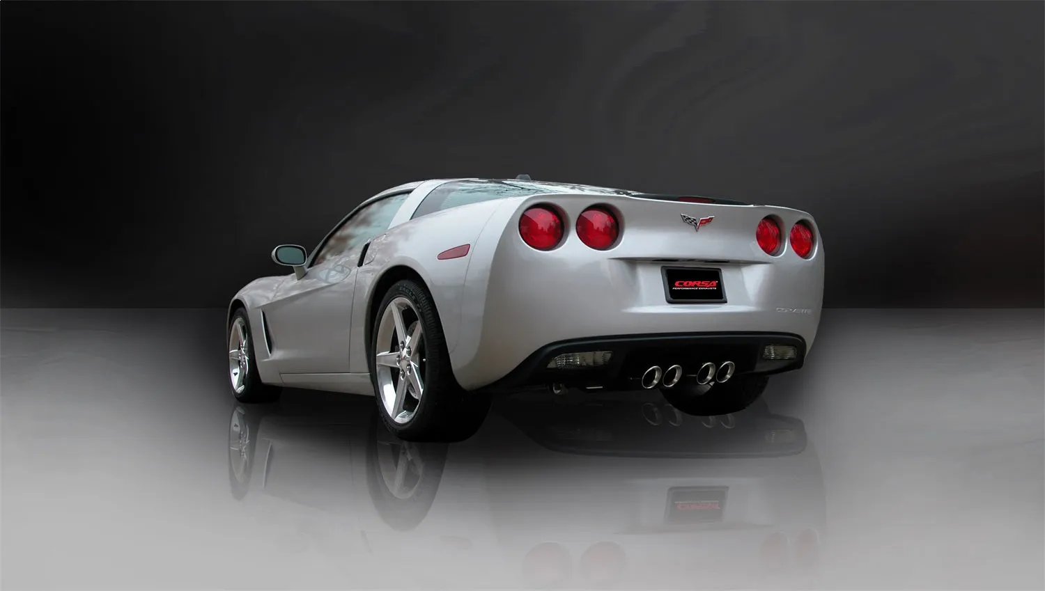 Corsa Performance 14169CB6 2.5 Inch Cat-Back Sport Dual Exhaust Polished 3.5 Inch Tips 05-08 Corvette A6 Auto Trans 6.0L/6.2L Stainless Steel Corsa Performance