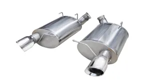 Corsa Performance 14320 3.0 Inch Axle-Back Sport Dual Exhaust Polished 4.0 Inch Tips 11-12 Mustang Shelby GT500 5.4L Stainless Steel Corsa Performance