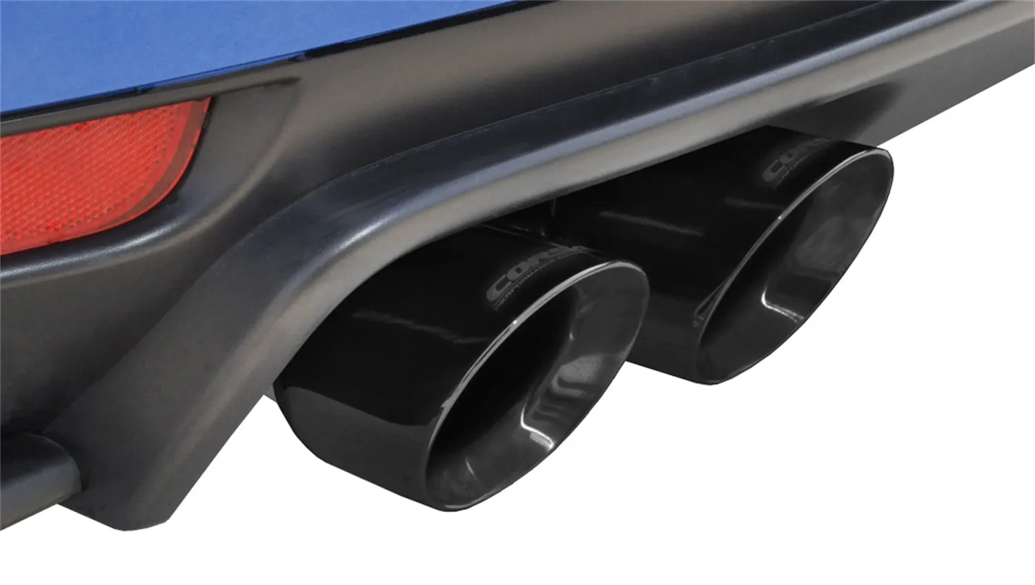 Corsa Performance 14862BLK 3.0 Inch Cat-Back Sport Dual Rear Exhaust 3.5 Inch Black Tips 08-14 Subaru Impreza STI/WRX Hatchback 2.5L Turbo Stainless Steel Corsa Performance