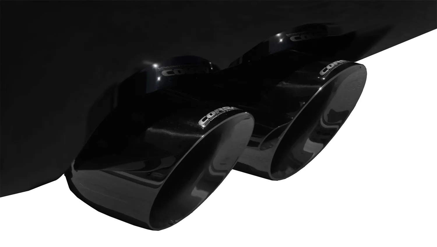 Corsa Performance 14886BLK 3.0 Inch Cat-Back Sport Dual Rear Exit Exhaust 4.5 Inch Black Tips 12-14 Cadillac Escalade DUB 6.2L V8 Stainless Steel Corsa Performance