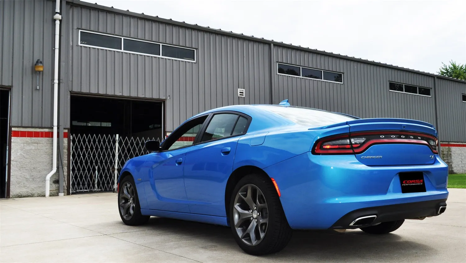 Corsa Performance 21018 Charger/300 Cat Back Exhaust 17-18 Dodge Charger/Chrysler 300 5.7L V8 4.5 Inch Polished Tip Extreme Sound Corsa Performance