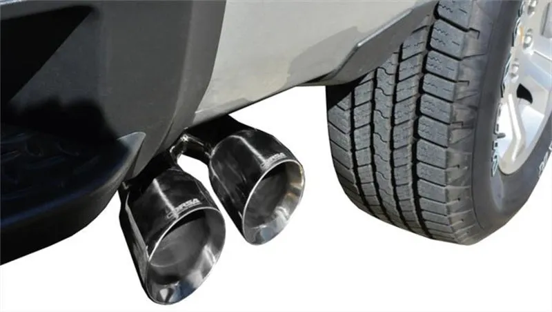 Corsa Touring Exhaust System - Cat-Back - 3" Diameter - Single Side Exit - Dual 4" Polished Tips - Stainless