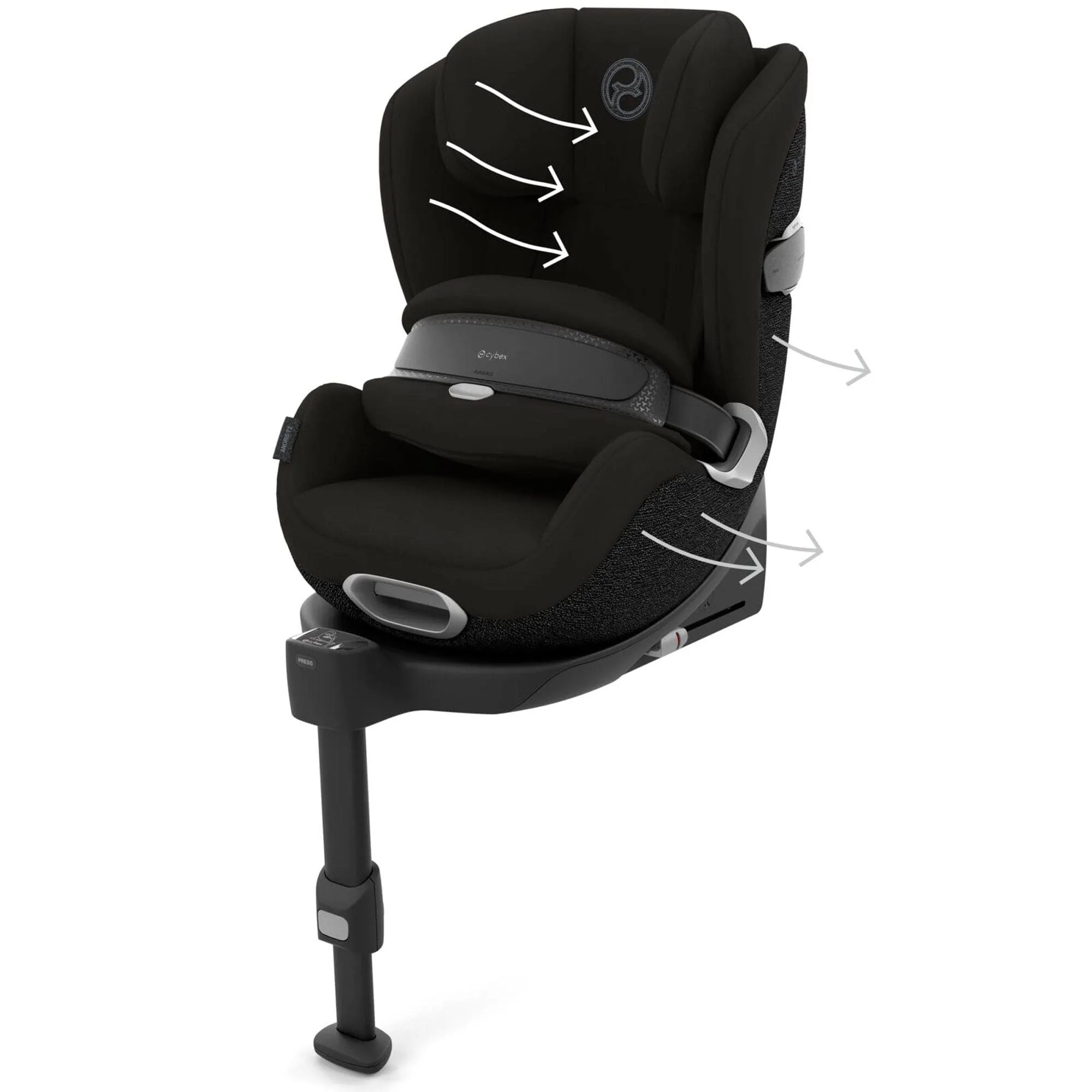 Cybex Anoris T2 i-Size Car Seat in Sepia Black