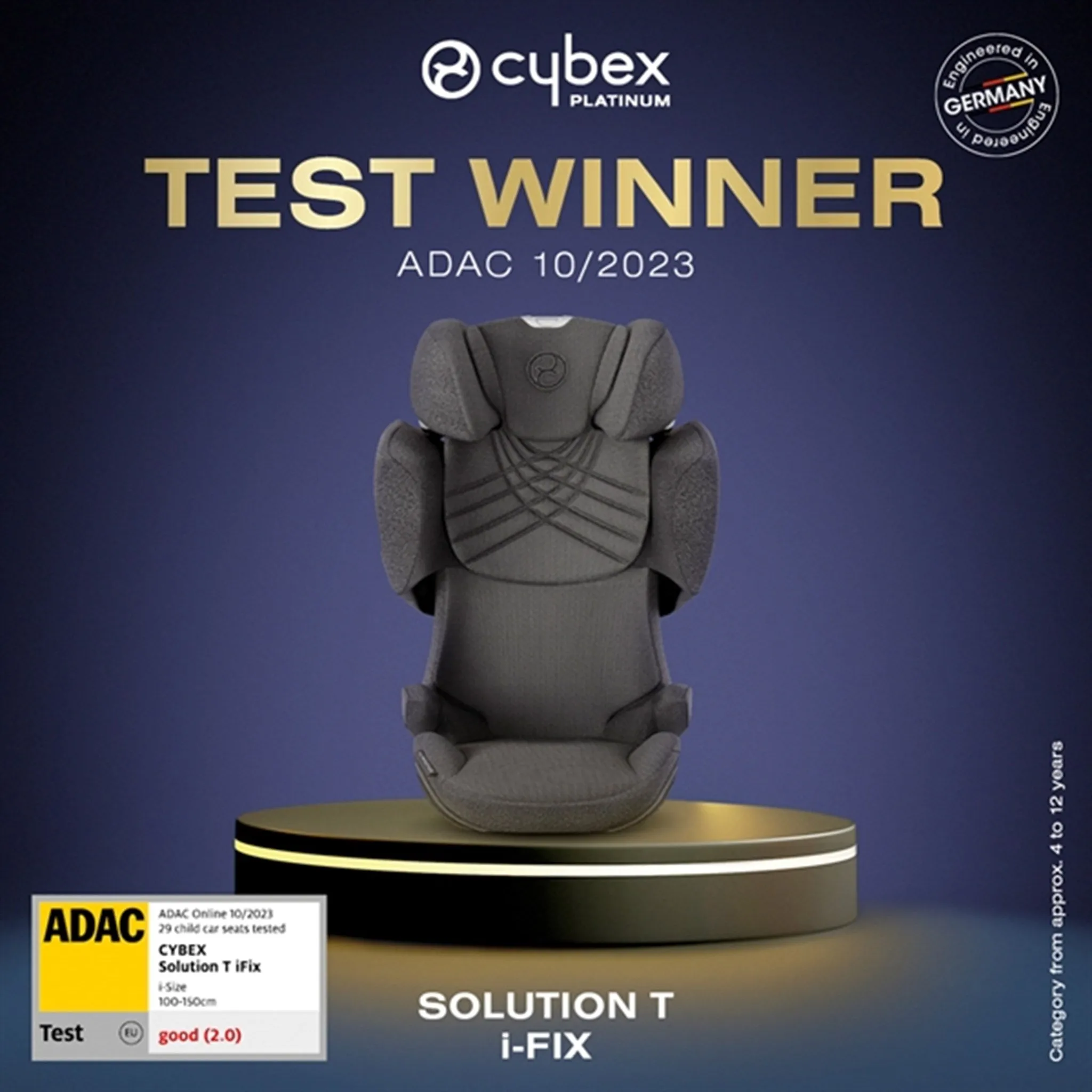 Cybex SOLUTION T I-FIX PLUS Car Seat Nautical Blue