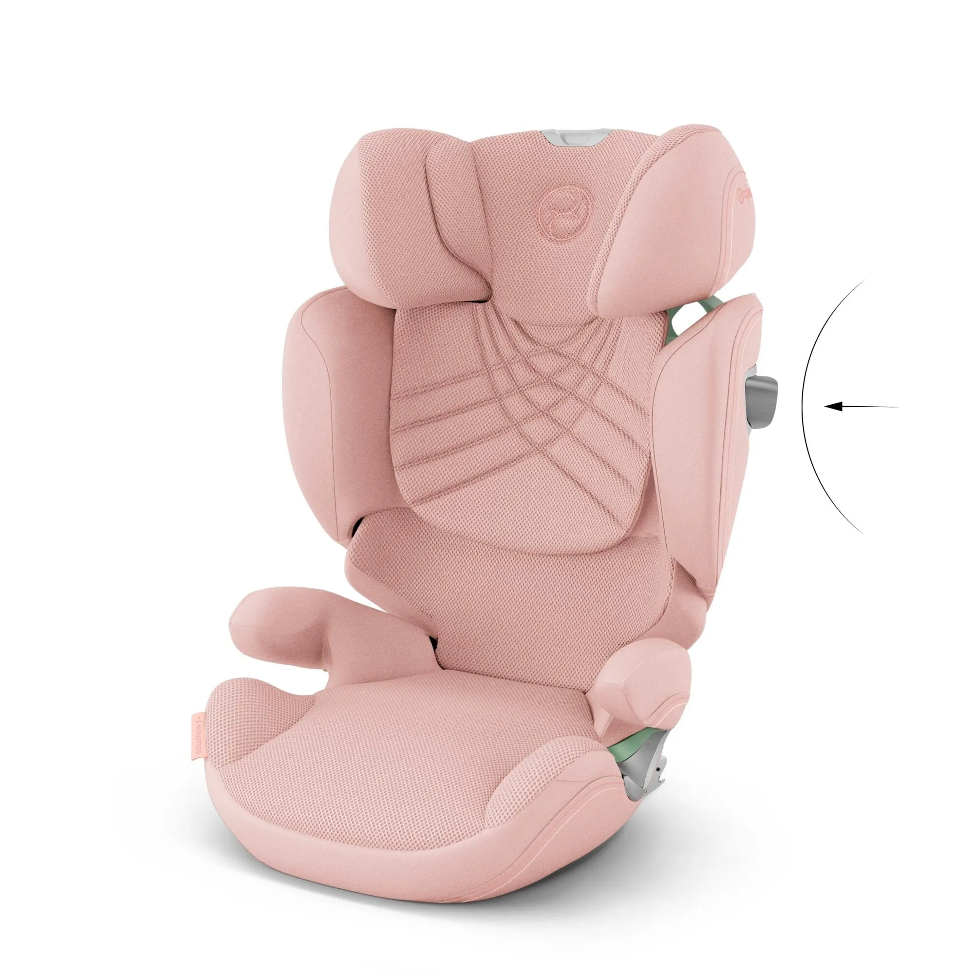 Cybex Solution T i-Fix Plus Car Seat - Peach Pink