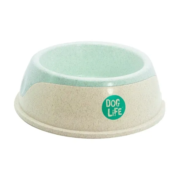 Dog Life Bioplastic Double Bowl
