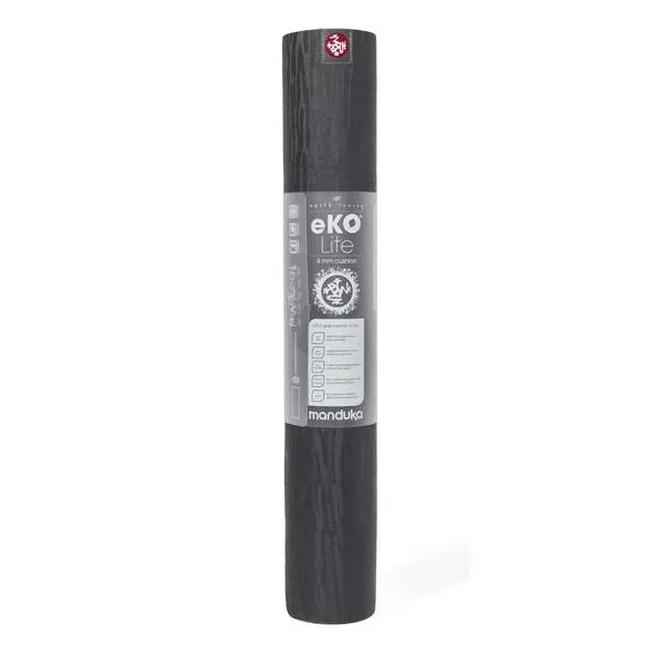EKO LITE YOGA MAT 4MM - CHARCOAL - 71 INCHES