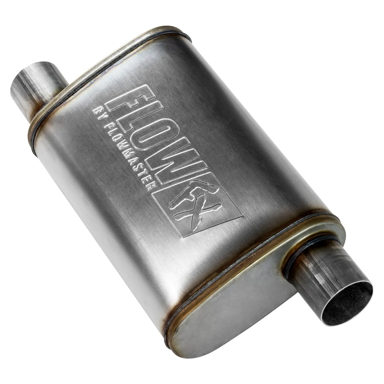 Flowmaster Muffler Flow FX (2.5" Offset In / 2.5" Offset Out) Stainless Steel 71236