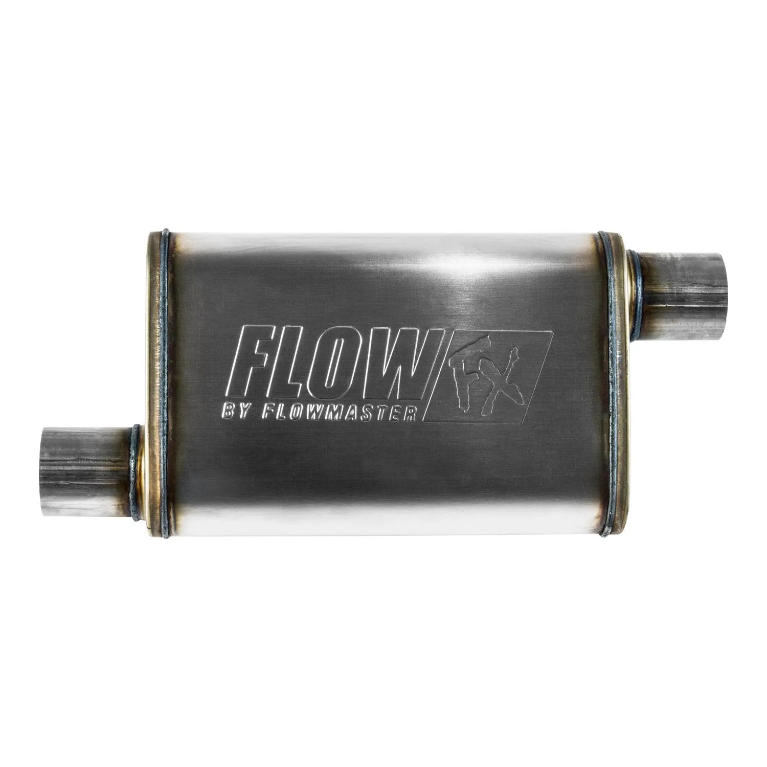 Flowmaster Muffler Flow FX (2.5" Offset In / 2.5" Offset Out) Stainless Steel 71236