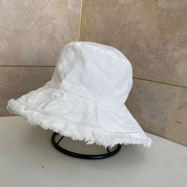 Foldable Bucket Hat Sun Visor UV Protection Sun Hat Bucket Beach Cap