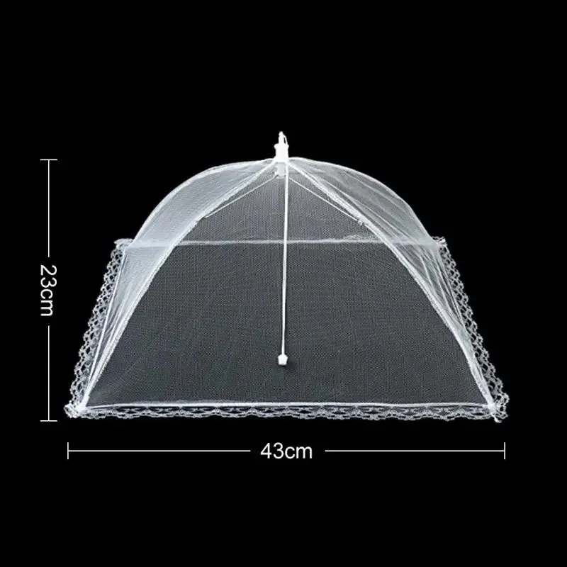 Foldable Food Mesh Cover – Pop-Up Umbrella for Meals & Fruits