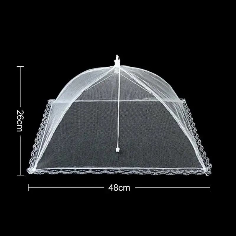 Foldable Food Mesh Cover – Pop-Up Umbrella for Meals & Fruits