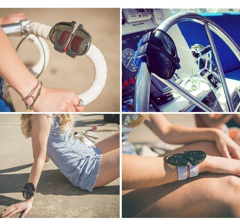 Folding Roll Wristband Sunglasses