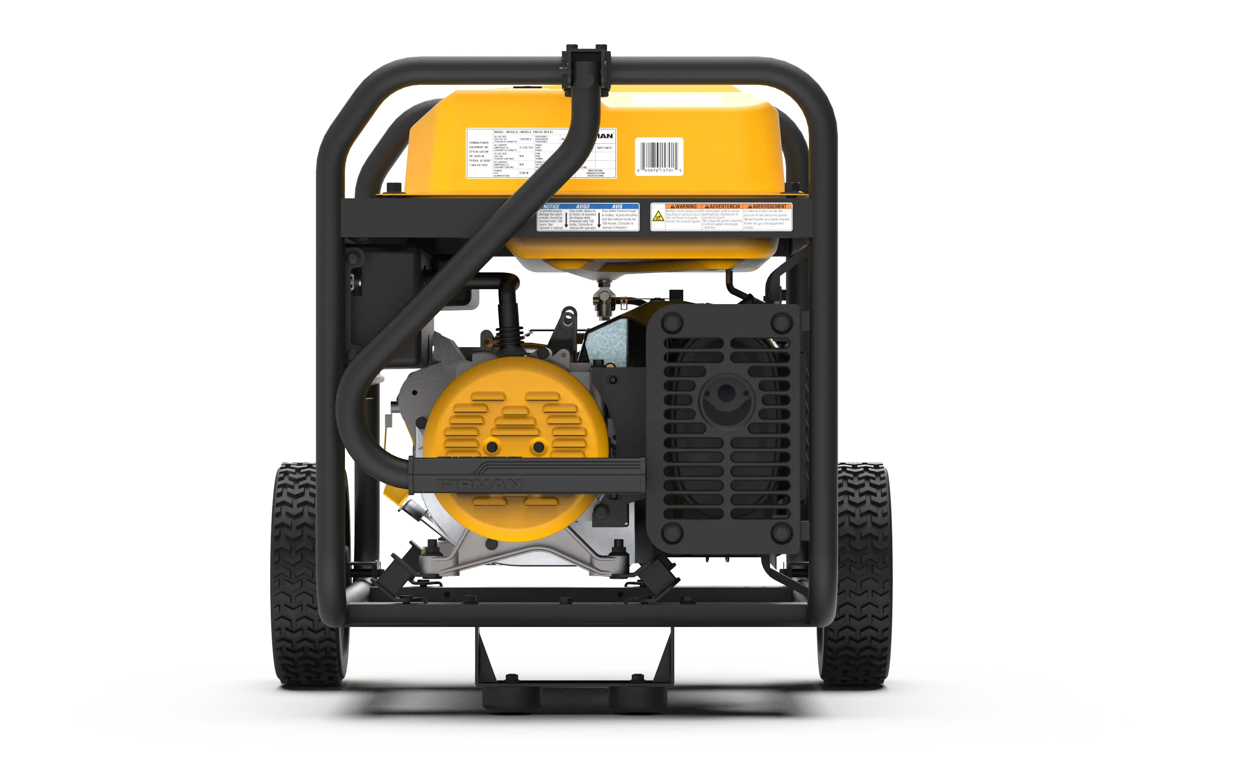Gas Portable Generator 7125W Recoil Start 120/240V