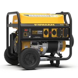 Gas Portable Generator 7125W Recoil Start 120/240V