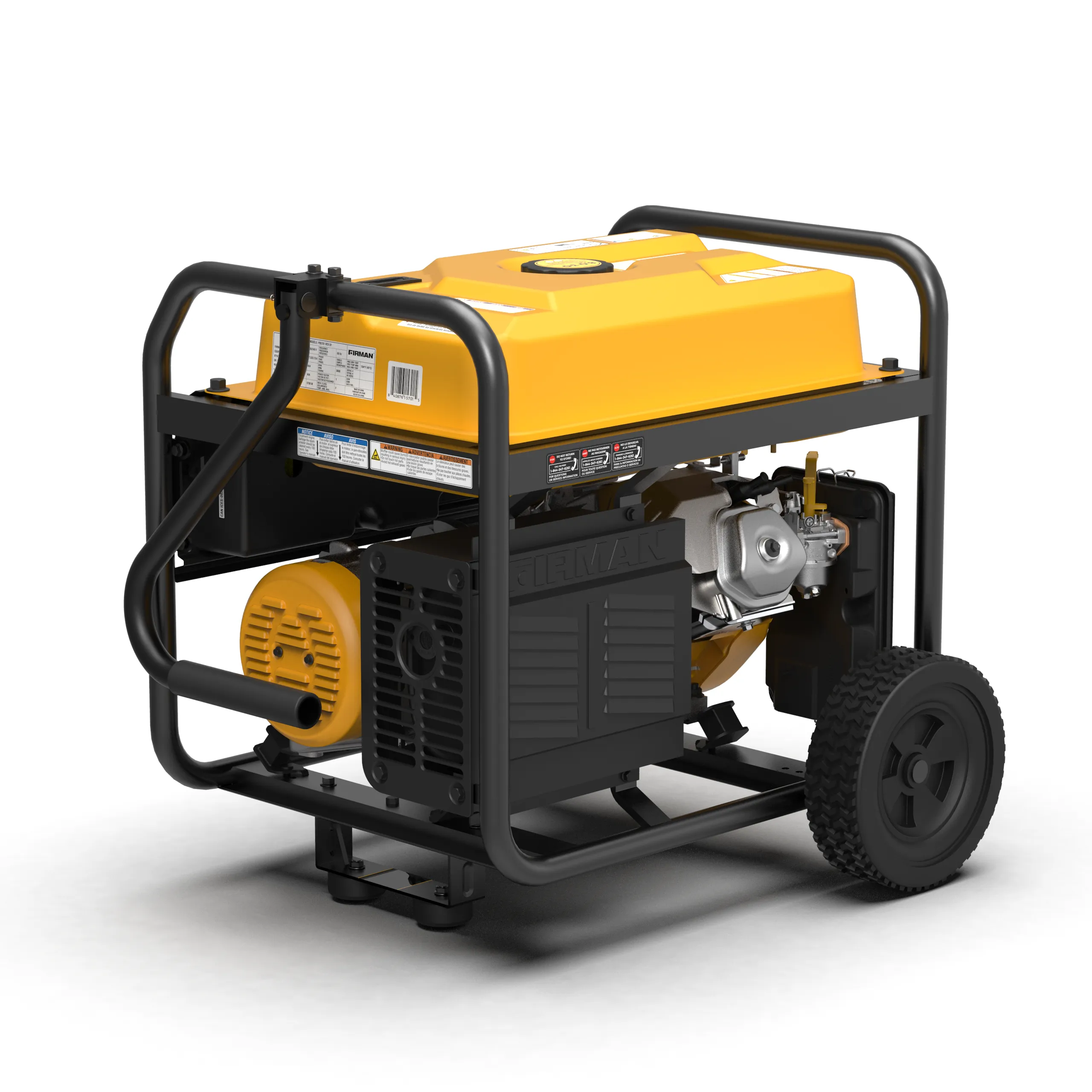 Gas Portable Generator 7125W Recoil Start 120/240V