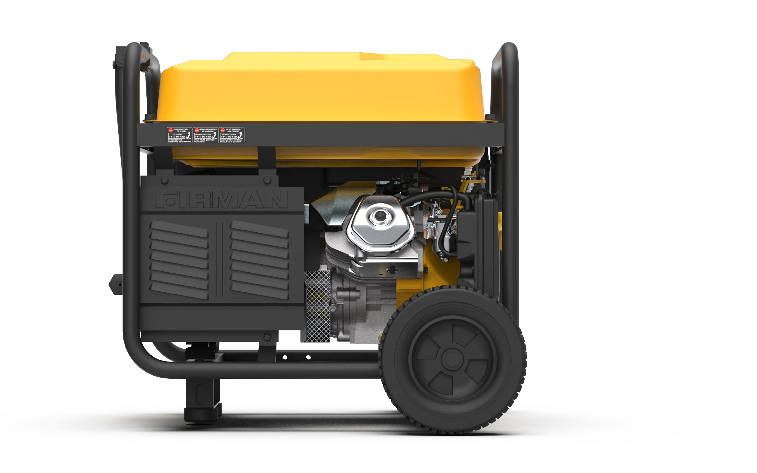 Gas Portable Generator 7125W Recoil Start 120/240V