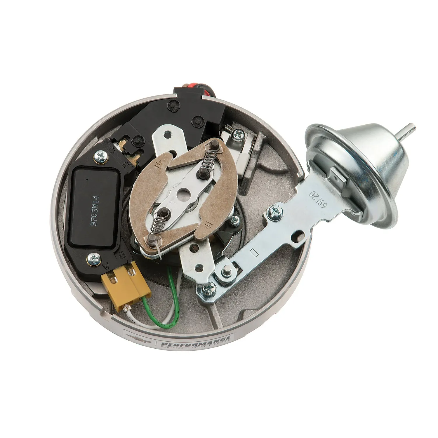 GM Performance HEI Distributor w/ Coil - Adjustable Vacuum Advance - Red Cap
