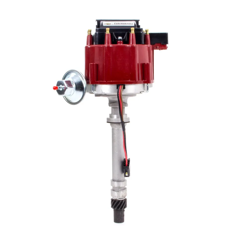 GM Performance HEI Distributor w/ Coil - Adjustable Vacuum Advance - Red Cap