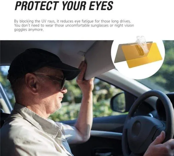 Hd Sun Visor For Foggy Weather – The Day & Night Visor For Your Car