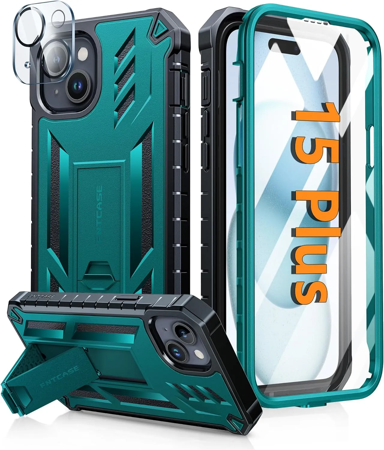 iPhone 15 Plus Case Military Grade Rugged Cell Phone Cover Case