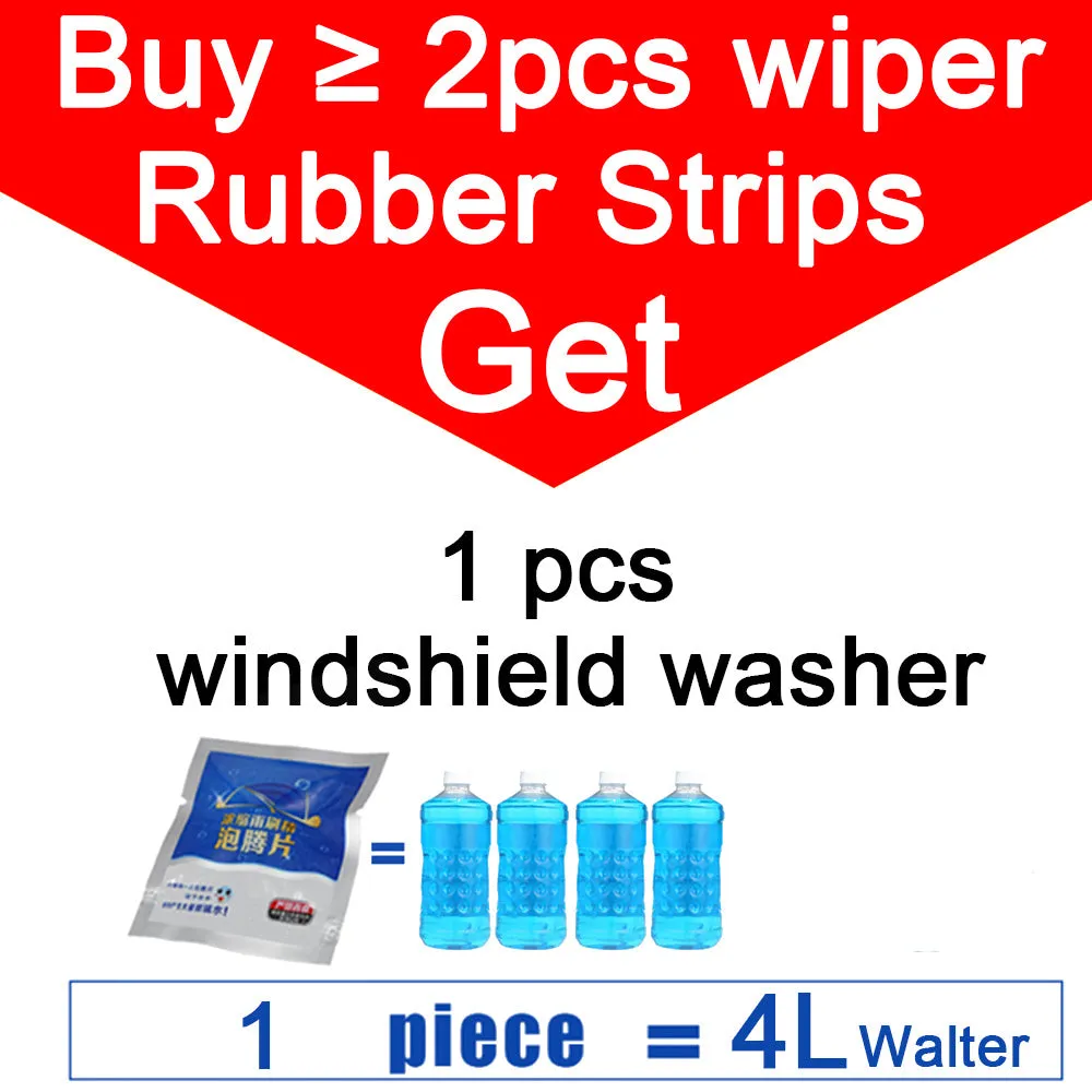 KAWOO Car Vehicle Insert Rubber strip Wiper Blade (Refill) 8mm Soft