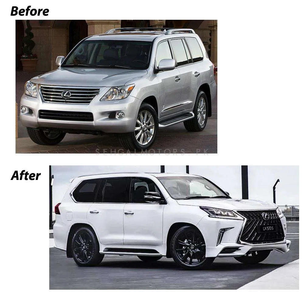 Lexus LX570 OEM Conversion to Model 2018 - Model 2008-2018 -  Face Uplift Upgrade