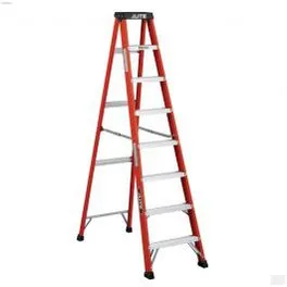 Lite 6-Feet Fiberglass Stepladder - Orange [LP-90697]