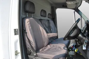 Mercedes Benz Sprinter Front Set 1 2 INKA Tailored Waterproof Seat Covers Grey MY06-18