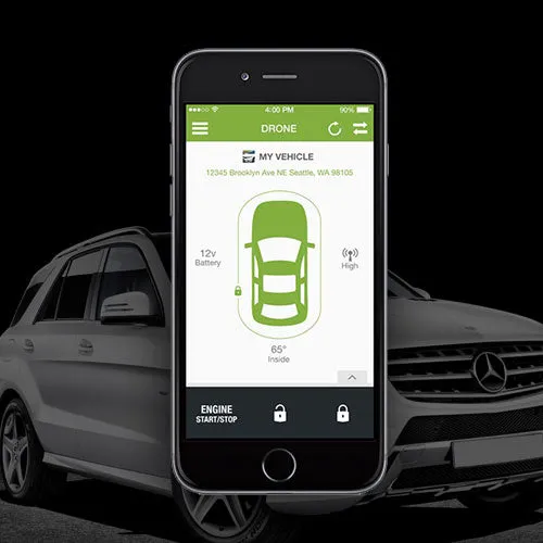 Mid City Engineering 2019  Mercedes and Freightliner Alarm Kit and Interface with Drone Smart Phone Control