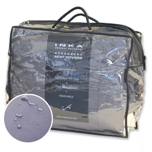 Nissan Primastar 3rd Row Triple Tailored Waterproof Seat Covers Grey MY 22 