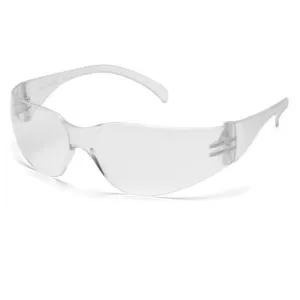 Pyramex Intruder S4110S Safety Glasses, Clear Lens, Clear Temples, One Size - 1 Each