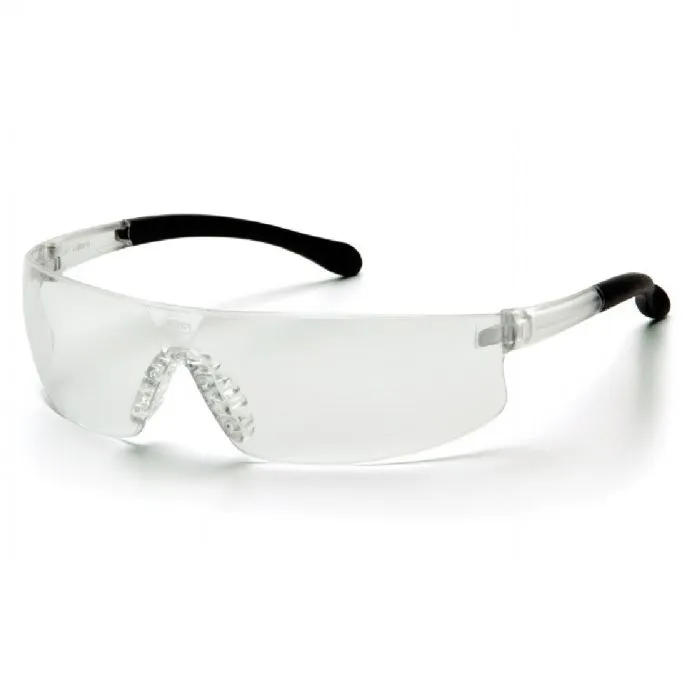 Pyramex Provoq S7210ST Safety Glasses, Clear Anti Fog Lens Clear Temples, One Size, 1 Each