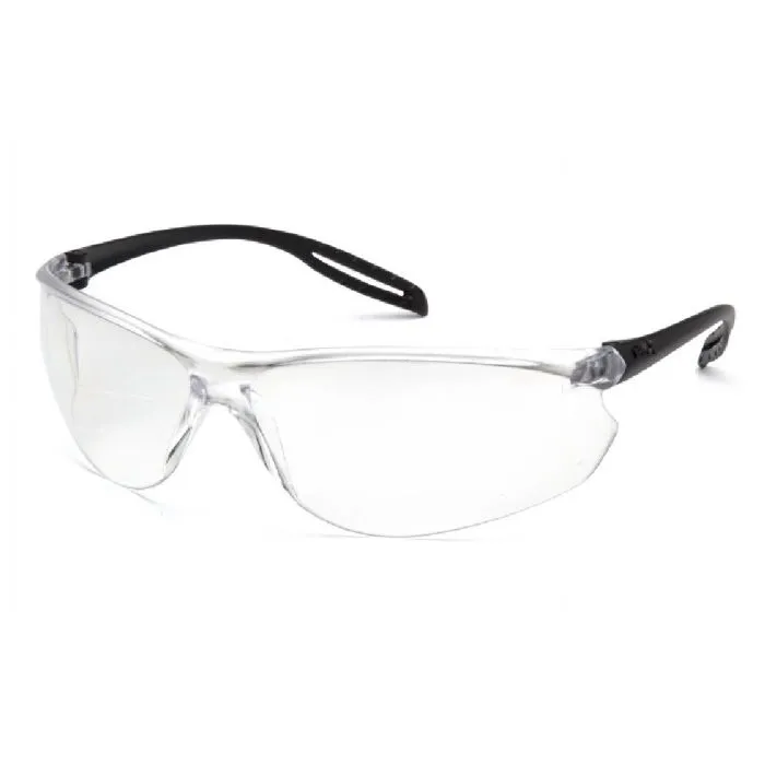 Pyramex S9710S Neshoba Safety Glasses, Black Temples, Clear Lens, 1 Each
