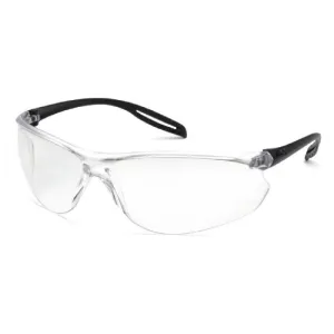 Pyramex S9710S Neshoba Safety Glasses, Black Temples, Clear Lens, 1 Each